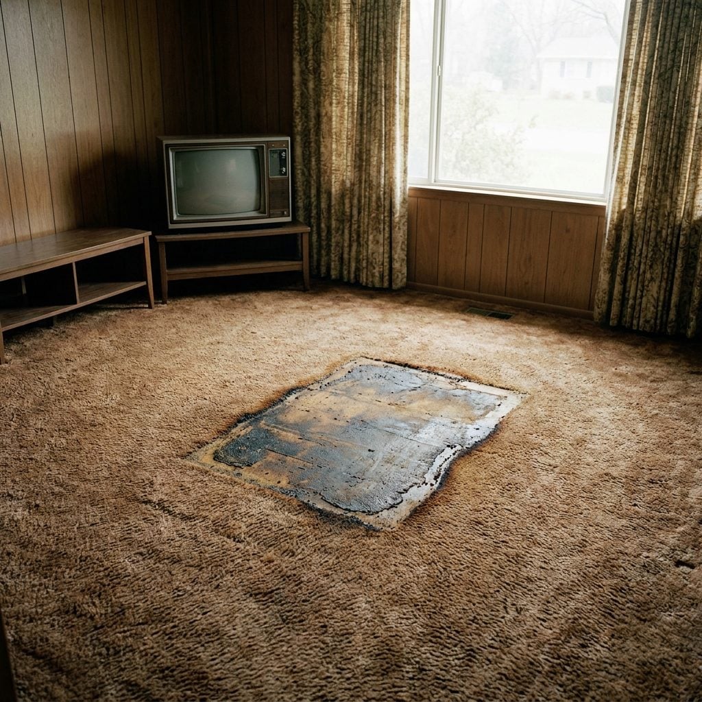 The Stiff Carpet Patch Where Something Terrible Once Happened