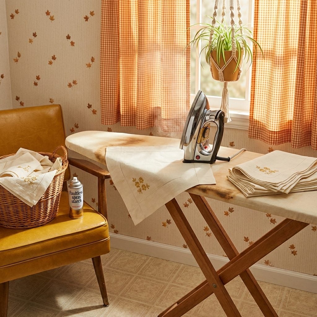 Ironing the Cloth Napkins Even Though Nobody Would Unfold Them All the Way