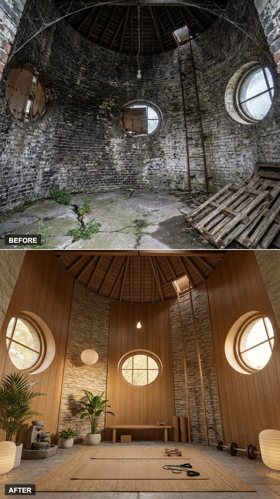 Japandi Calm: Warm Oak, Stone, and a Training Space That Breathes