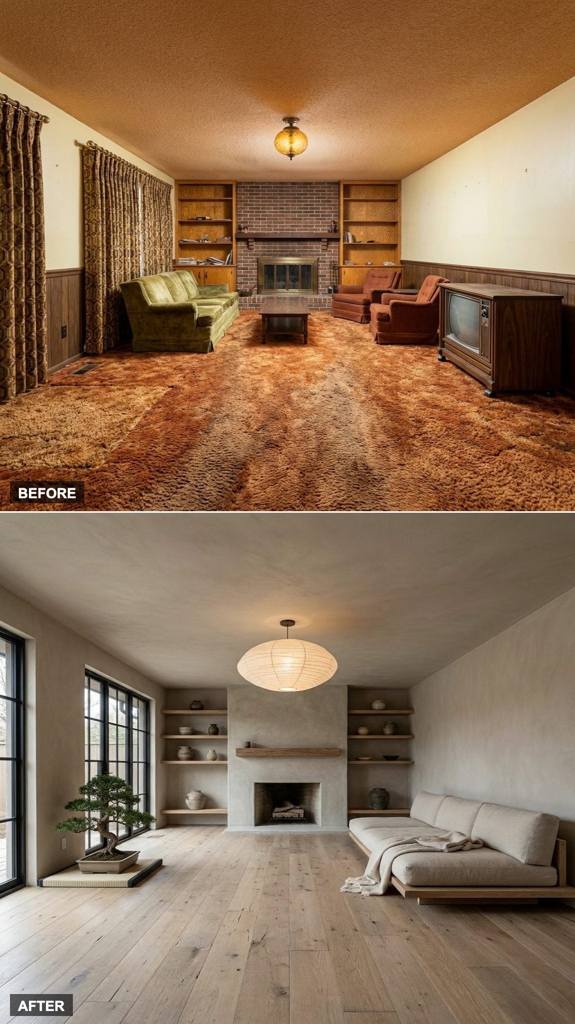 Japandi Wabi-Sabi with Raw Linen, Hand-Thrown Ceramics, and Aged White Oak