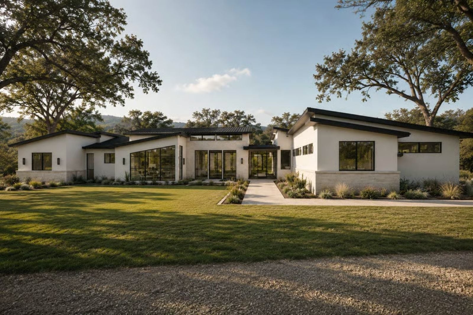 Juniper Bluff 3-Bedroom Contemporary Hill Country with Covered Back Porch Designed for Couples Who'd Rather Host Than Be Hosted (Floor Plan)