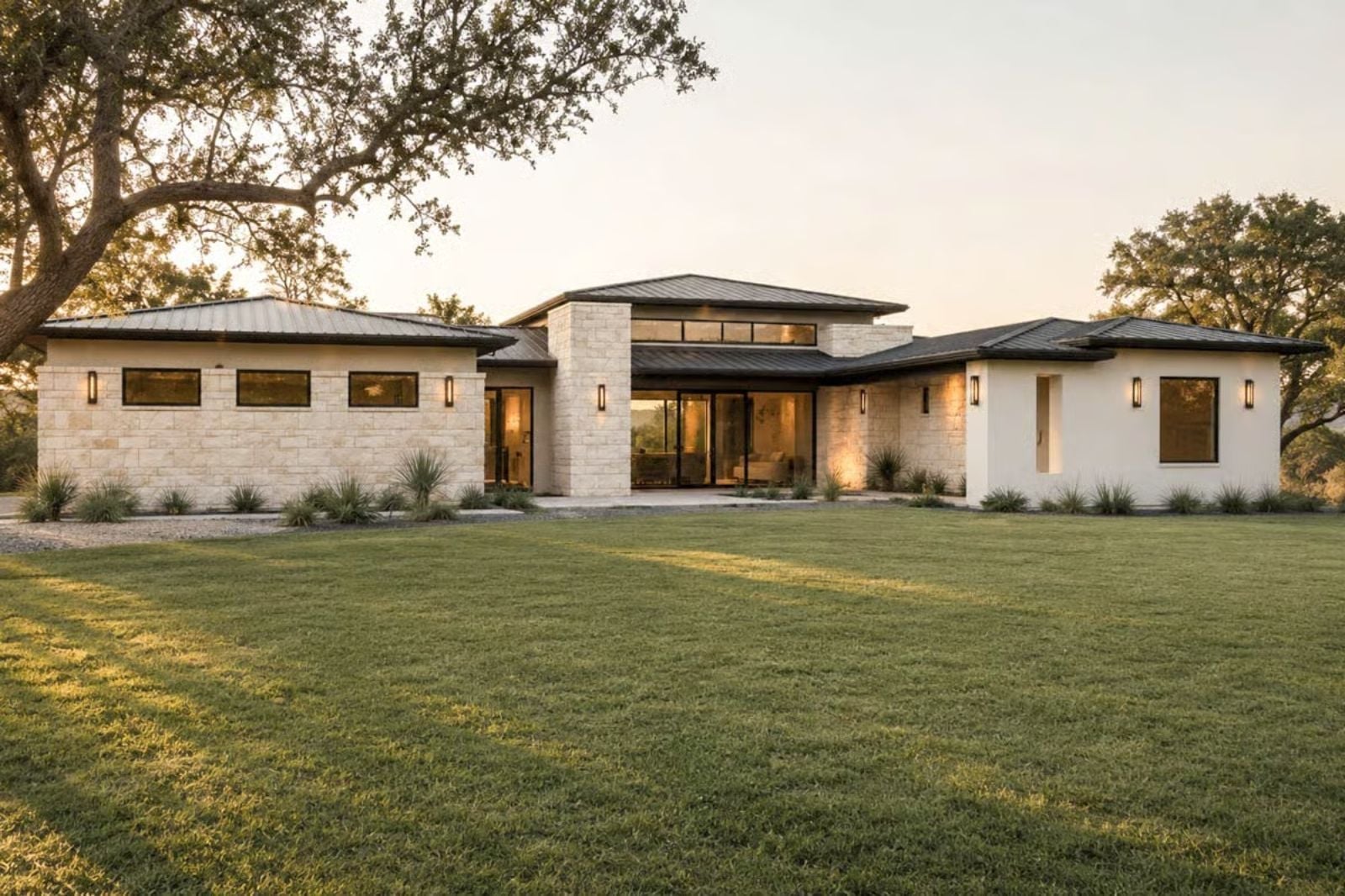 Oakstone 3-Bedroom Modern Hill Country House Plan with Outdoor Kitchen (2,650 Sq. Ft. Floor Plan)