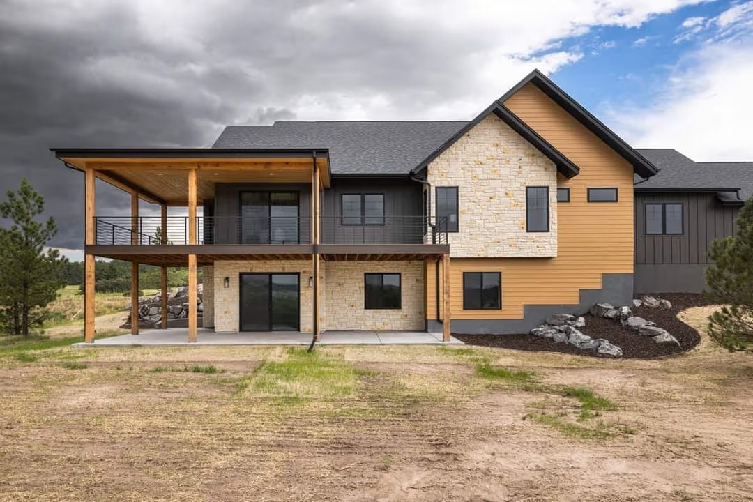 Covered Deck and Walkout Patio Built for Colorado Weather That Can't Make Up Its Mind