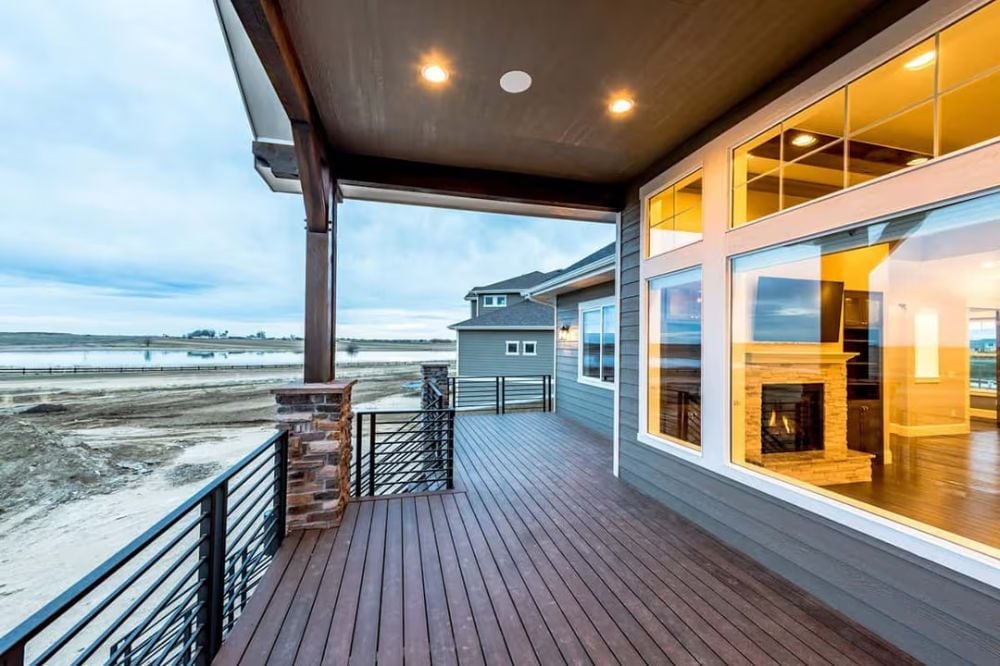 Covered Deck With a Water View That Paid Off the Wait