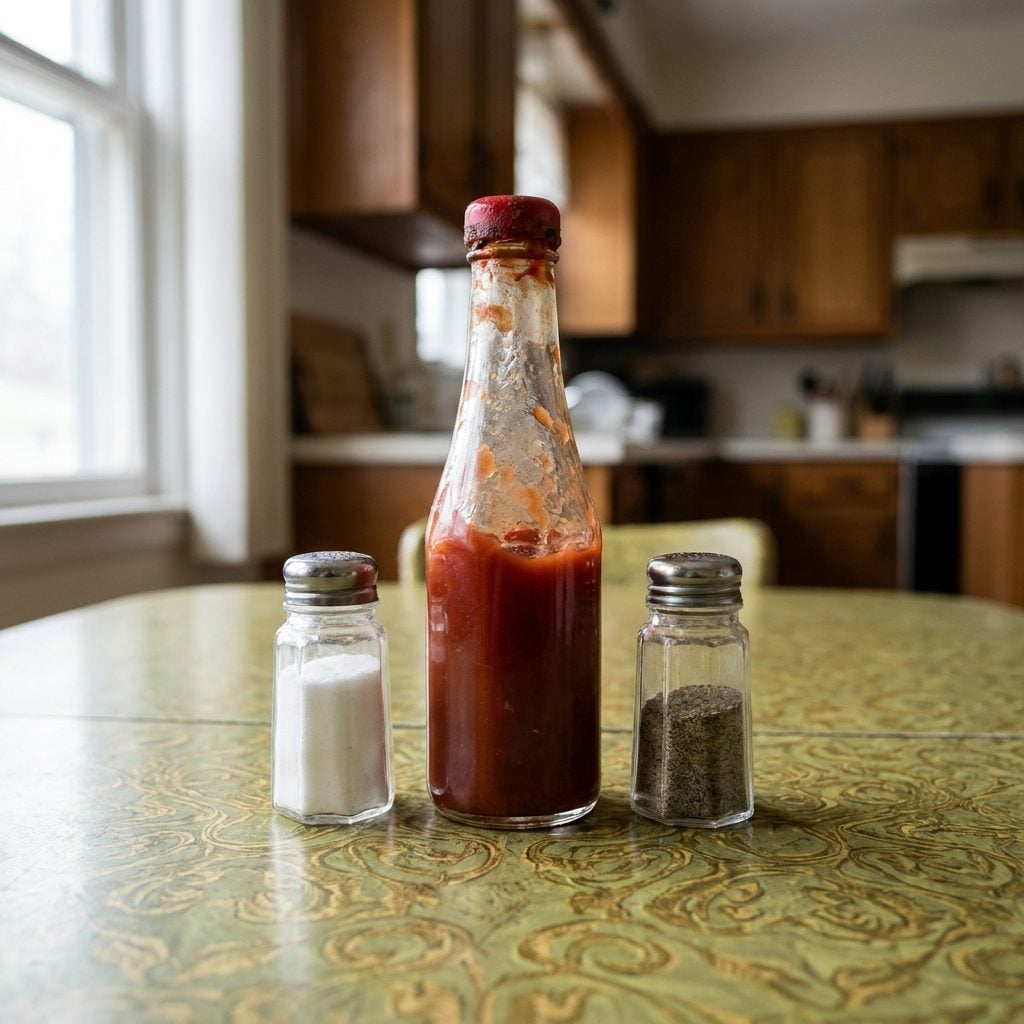 The Ketchup Bottle That Lived in the Center of the Table for So Long It Had Its Own Territory