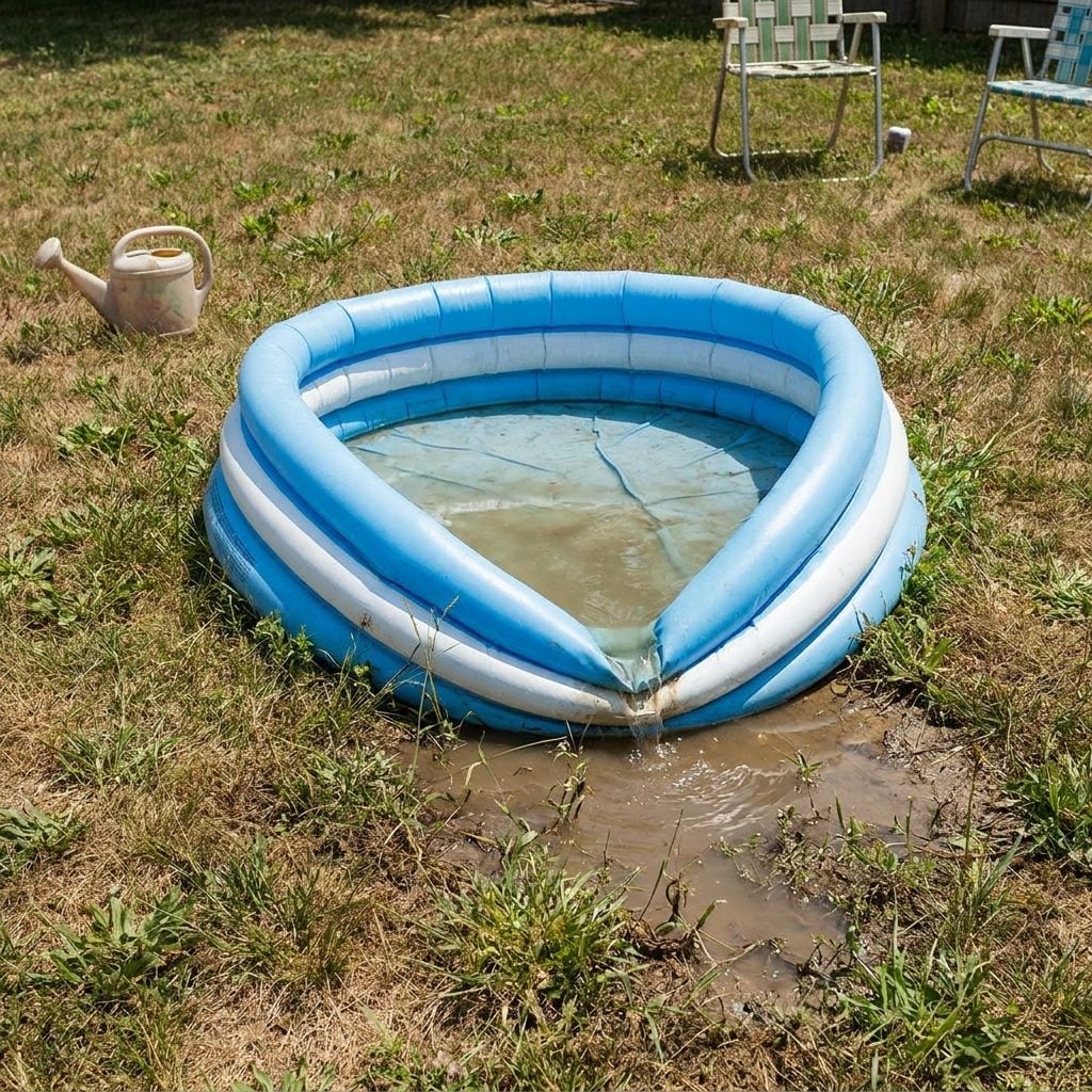 The Kiddie Pool That Sagged on One Side No Matter Where You Placed It