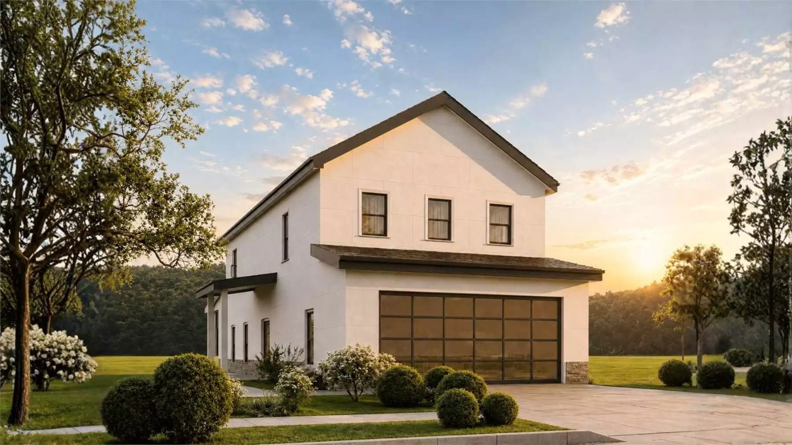 Langside Place 3-Bedroom Modern Farmhouse with Family Lounge Designed for Families Who Outgrew Their Starter Home Three Years Ago (Floor Plan)