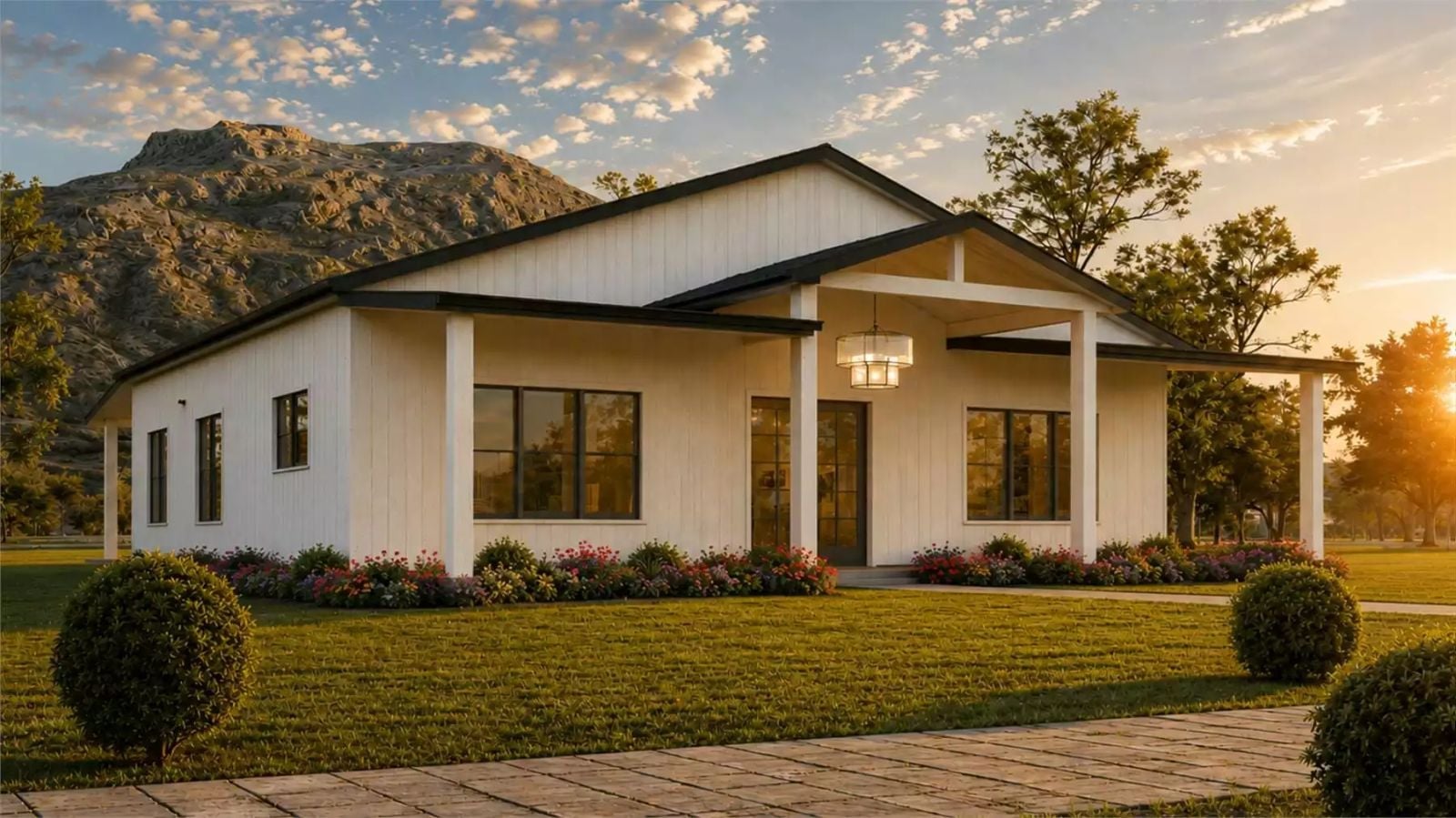 Langside Place 3-Bedroom Ranch with Dual Porches Designed for Couples Who Treat Mornings on the Porch as Sacred (Floor Plan)