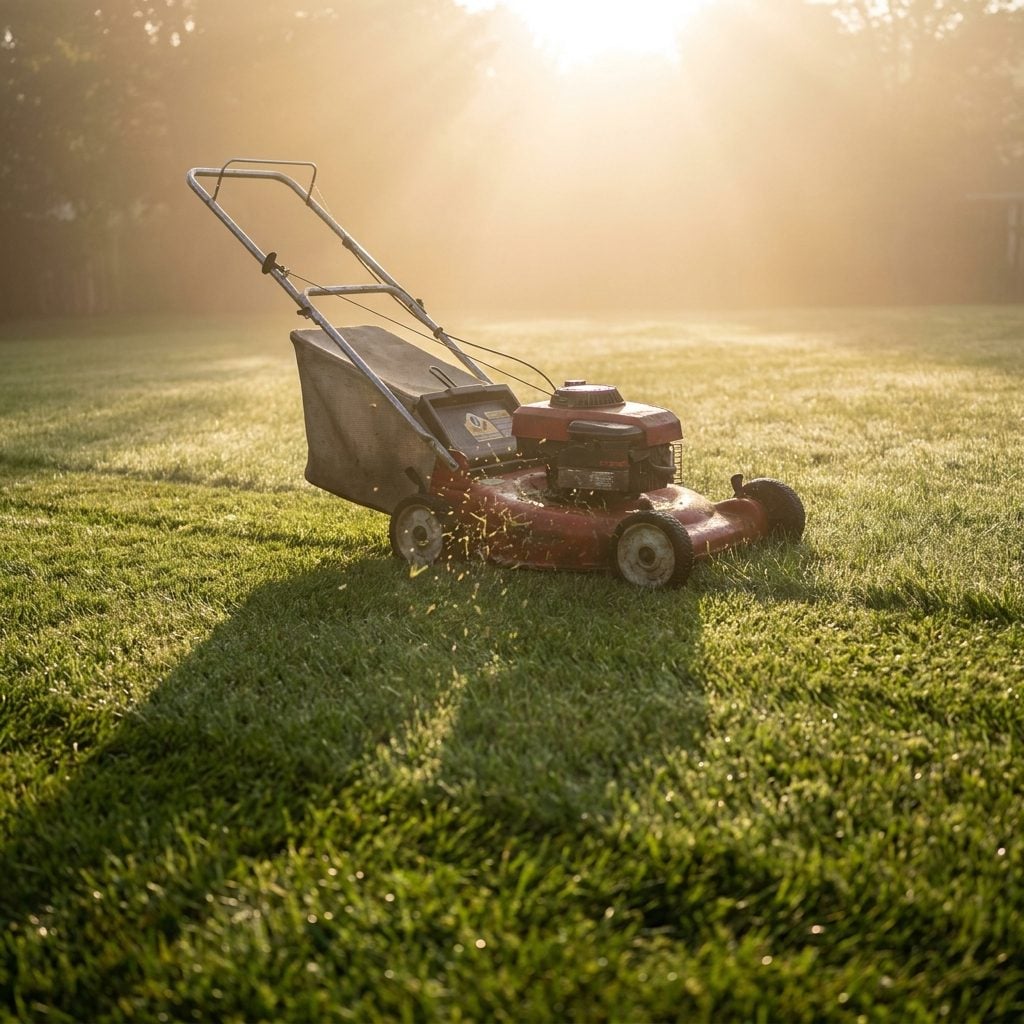 The Lawn Mower Dad Pushed Every Single Saturday Morning