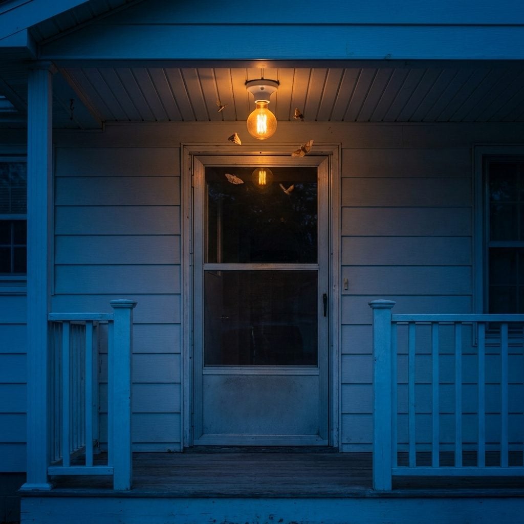 The Back-Porch Light That Stayed On All Evening