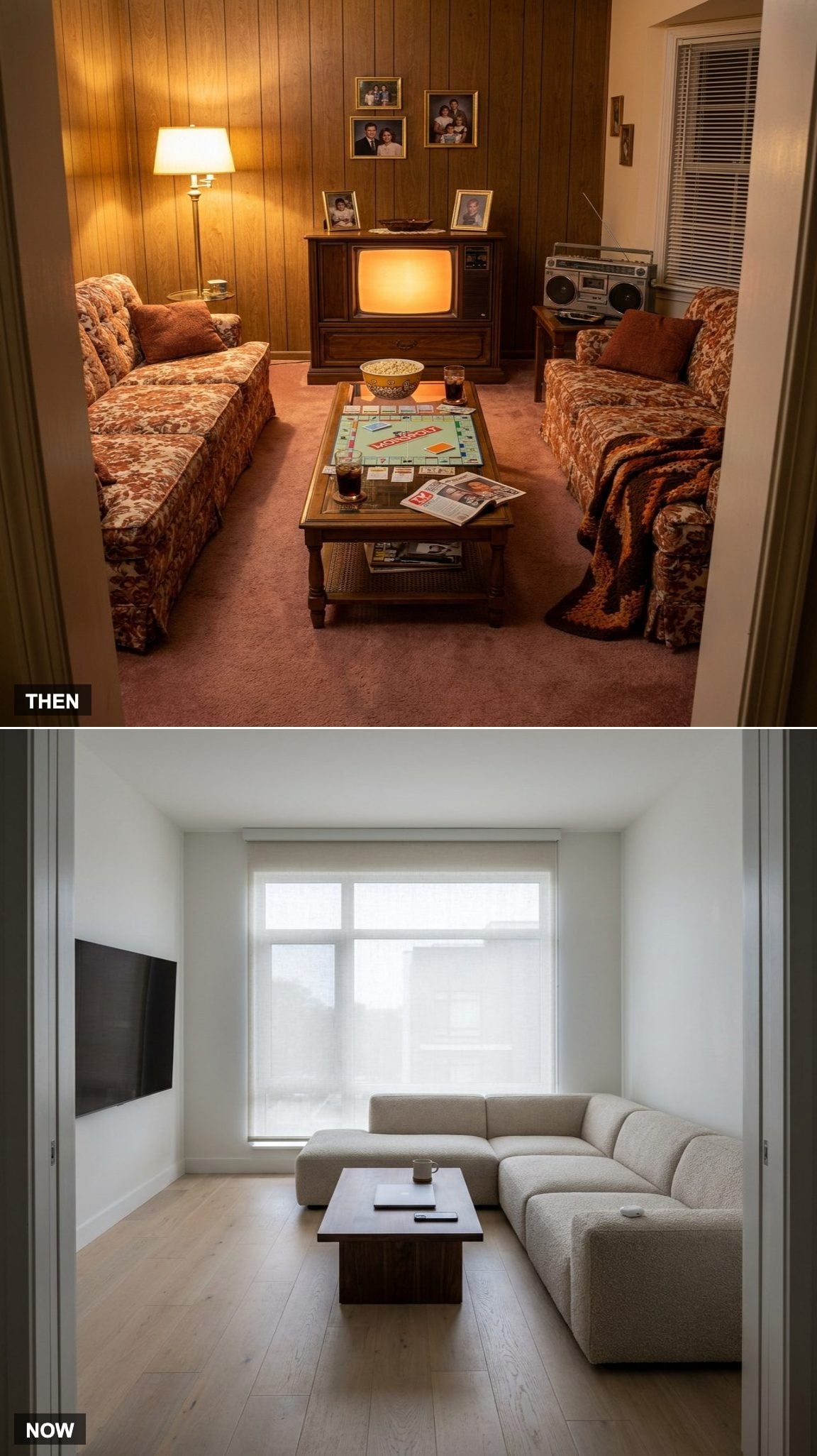 The Living Room Was Where the Family Gathered Every Evening