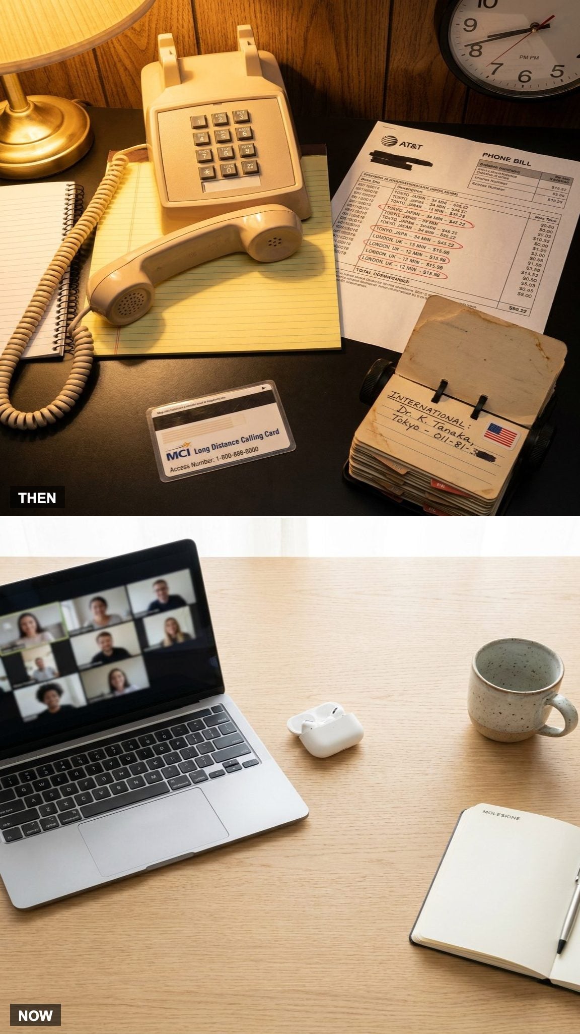 Long-Distance Business Calls Cost a Fortune vs. Global Video Meetings Are Often Free