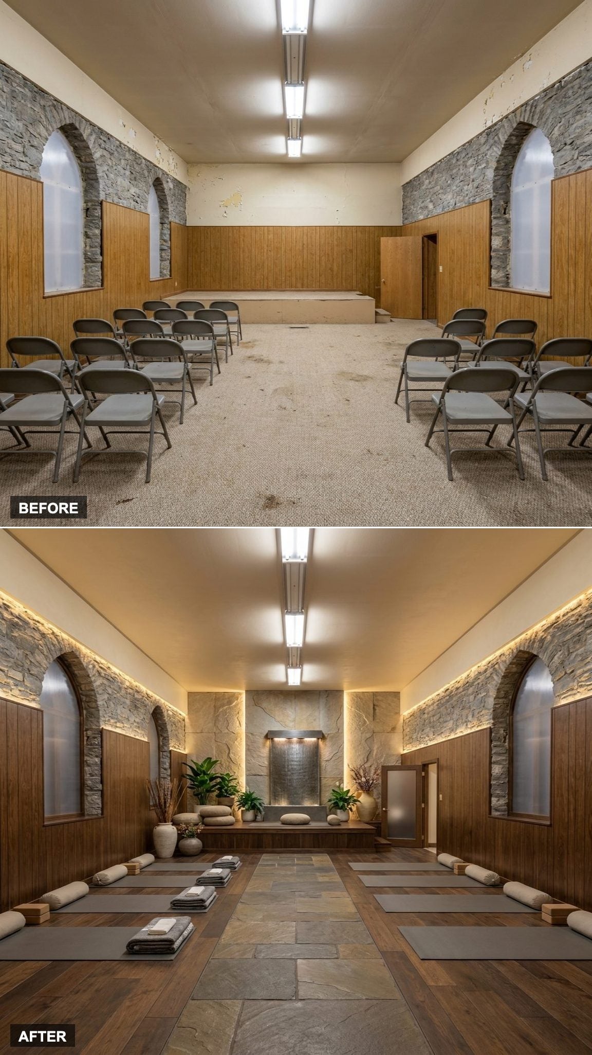 Luxury Wellness Sanctuary With Yoga Studio, Meditation Pool, and Spa-Inspired Stone Finishes