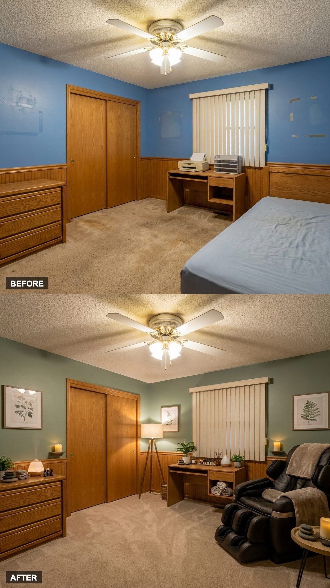 Massage Chair, Aromatherapy Station, and the Spa Room They Didn't Know They Needed
