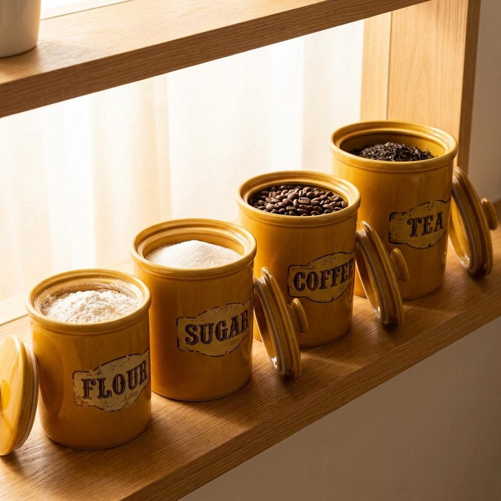 The Matching Canisters That Actually Earned Their Counter Space