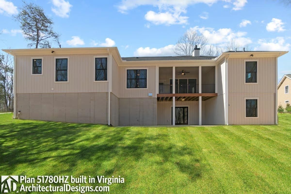 Covered Upper Deck Anchors a Backyard Built for Lingering