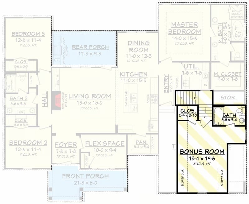 Floor Plan - Bonus Room