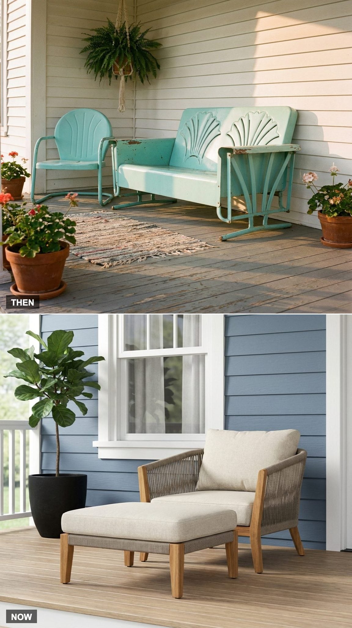 Metal Gliders vs. Lounge Seating