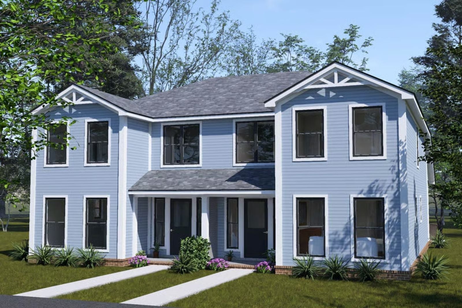 Millhaven 3-Bedroom Traditional Duplex with Game Room Designed for Families with In-Laws Who Might Be Moving In Whether You Like It or Not (Floor Plan)