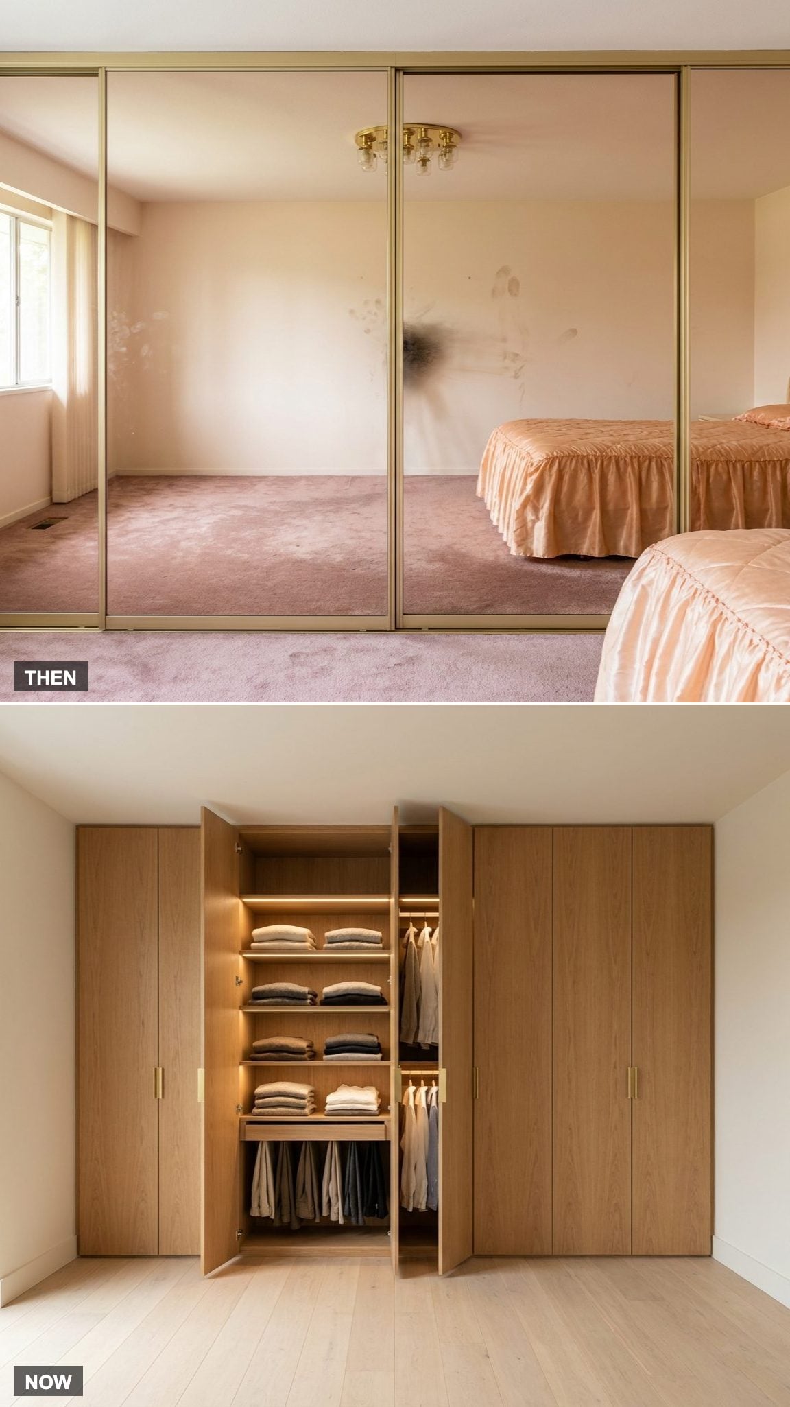 Mirrored Closet Doors vs. Custom Built-In Closets