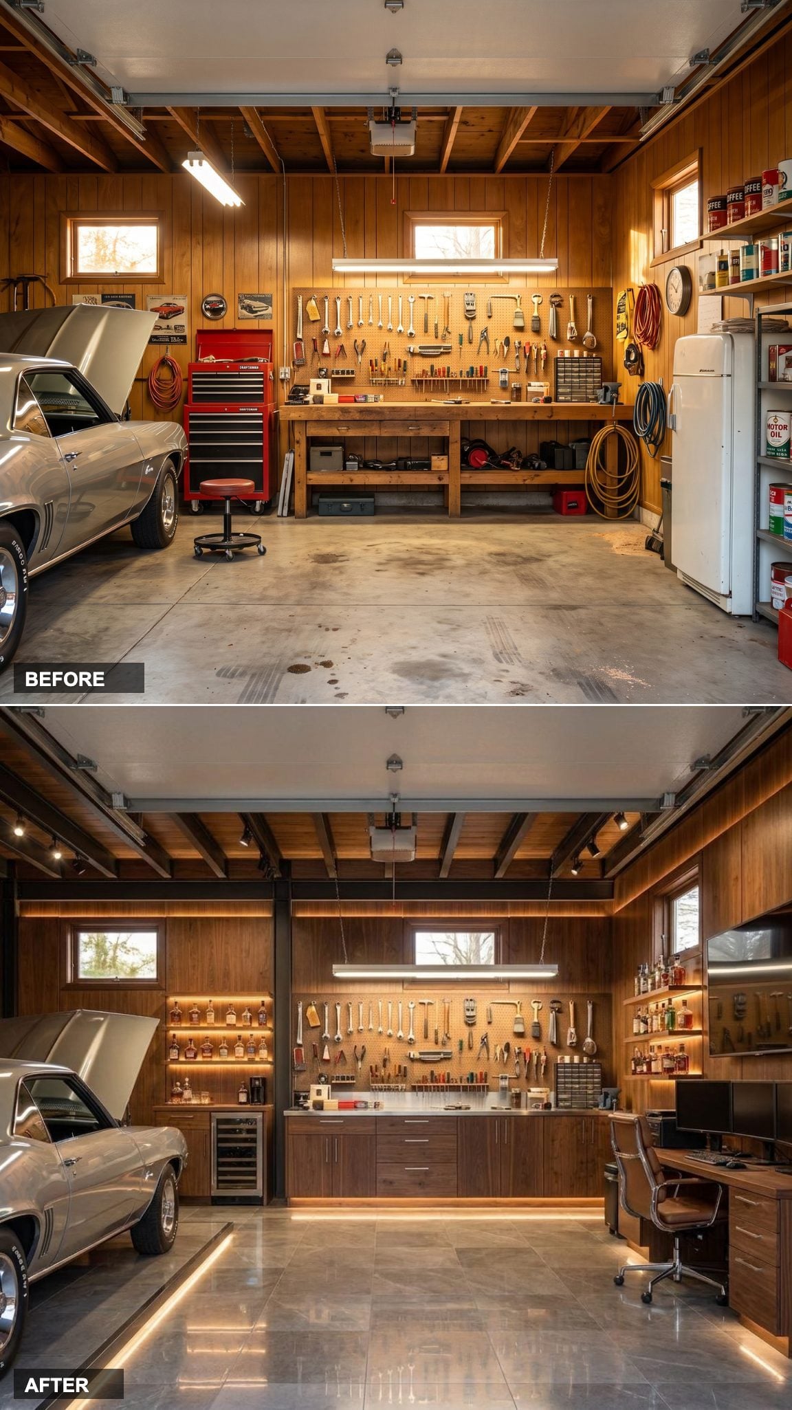 The No-Expense-Spared Dream: Polished Stone, Collector Car Display, Whiskey Lounge, and Every Room in One
