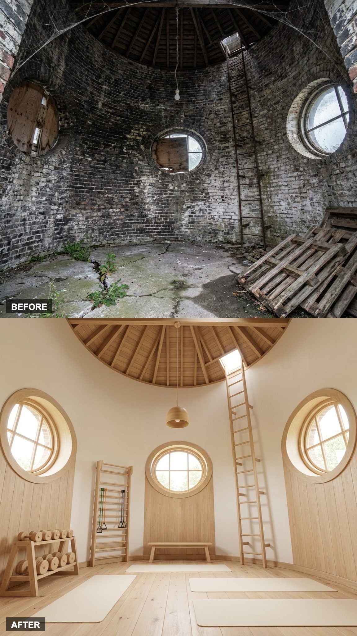 Nordic Simplicity in a Historic Brick Shell: Blonde Wood and the Power of Less