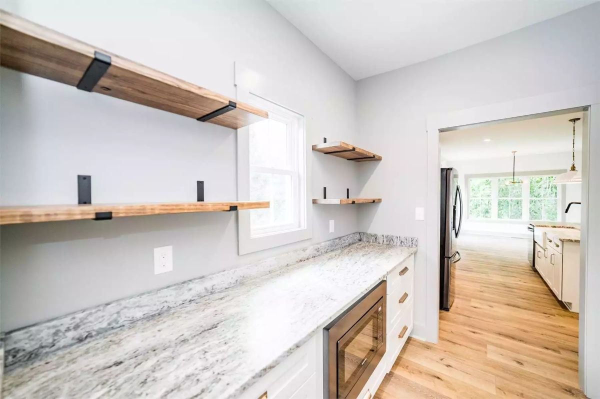 Open Shelving Done Right Starts With Brackets That Don't Apologize for Themselves
