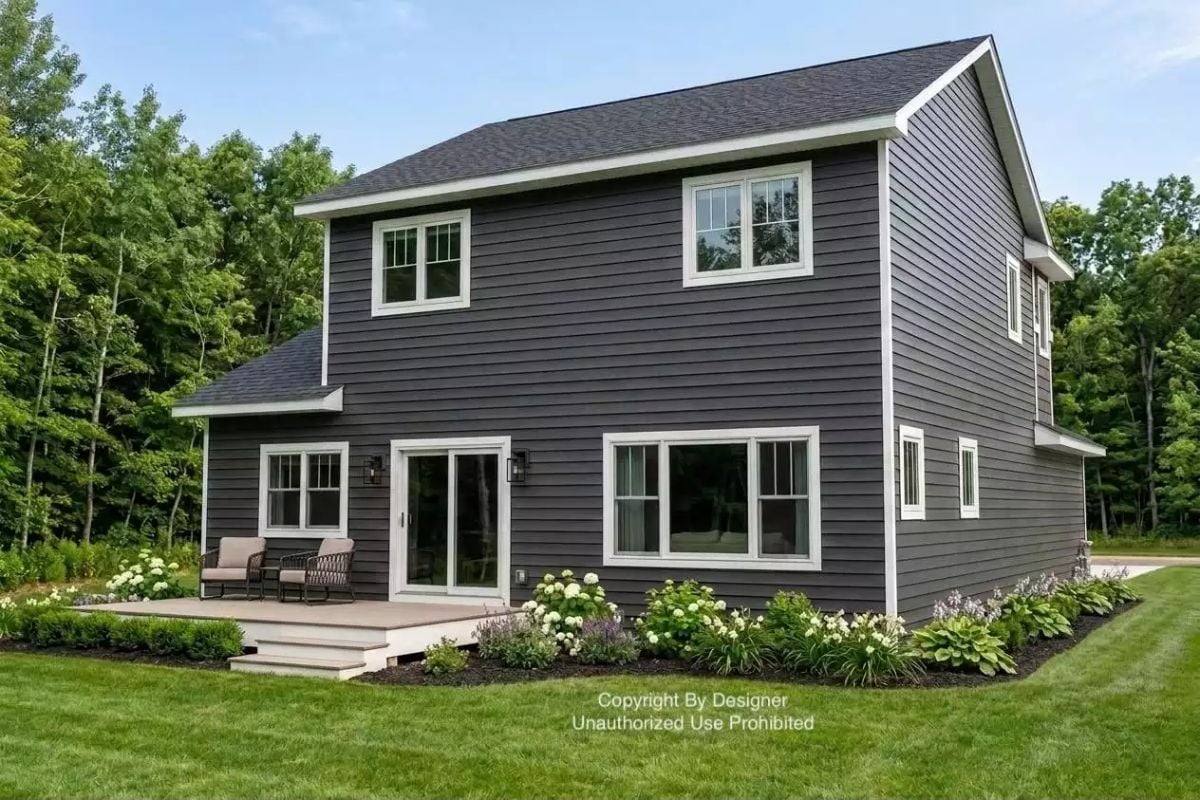 Dark Siding and a Low Deck That Actually Invites You to Sit Down