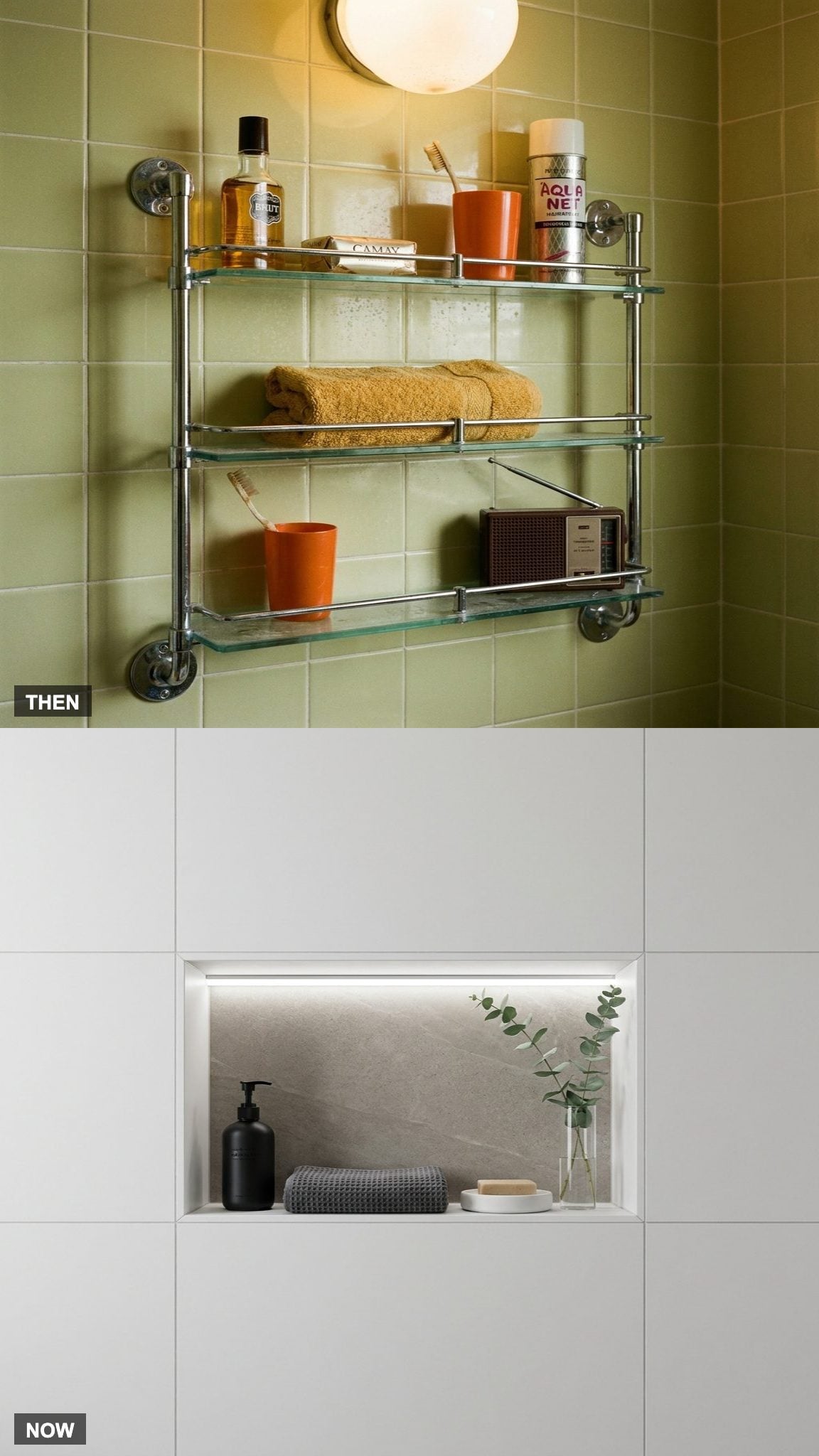 Open Shelving vs. Built-In Niches