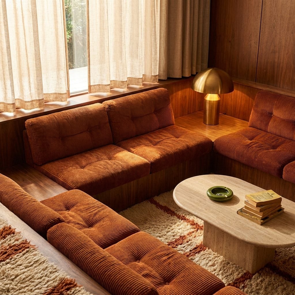 The Orange Corduroy Cushions That Held the Shape of Every Person Who Sat There