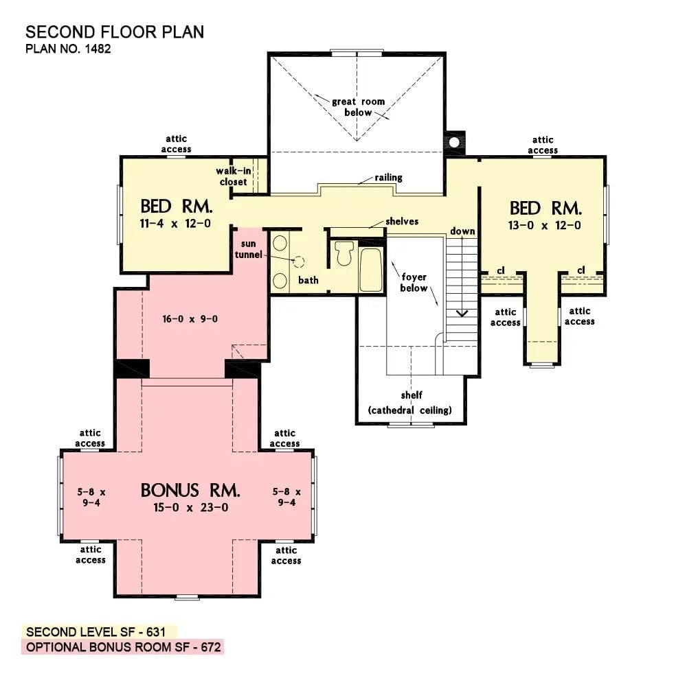 Floor Plan - Second Floor