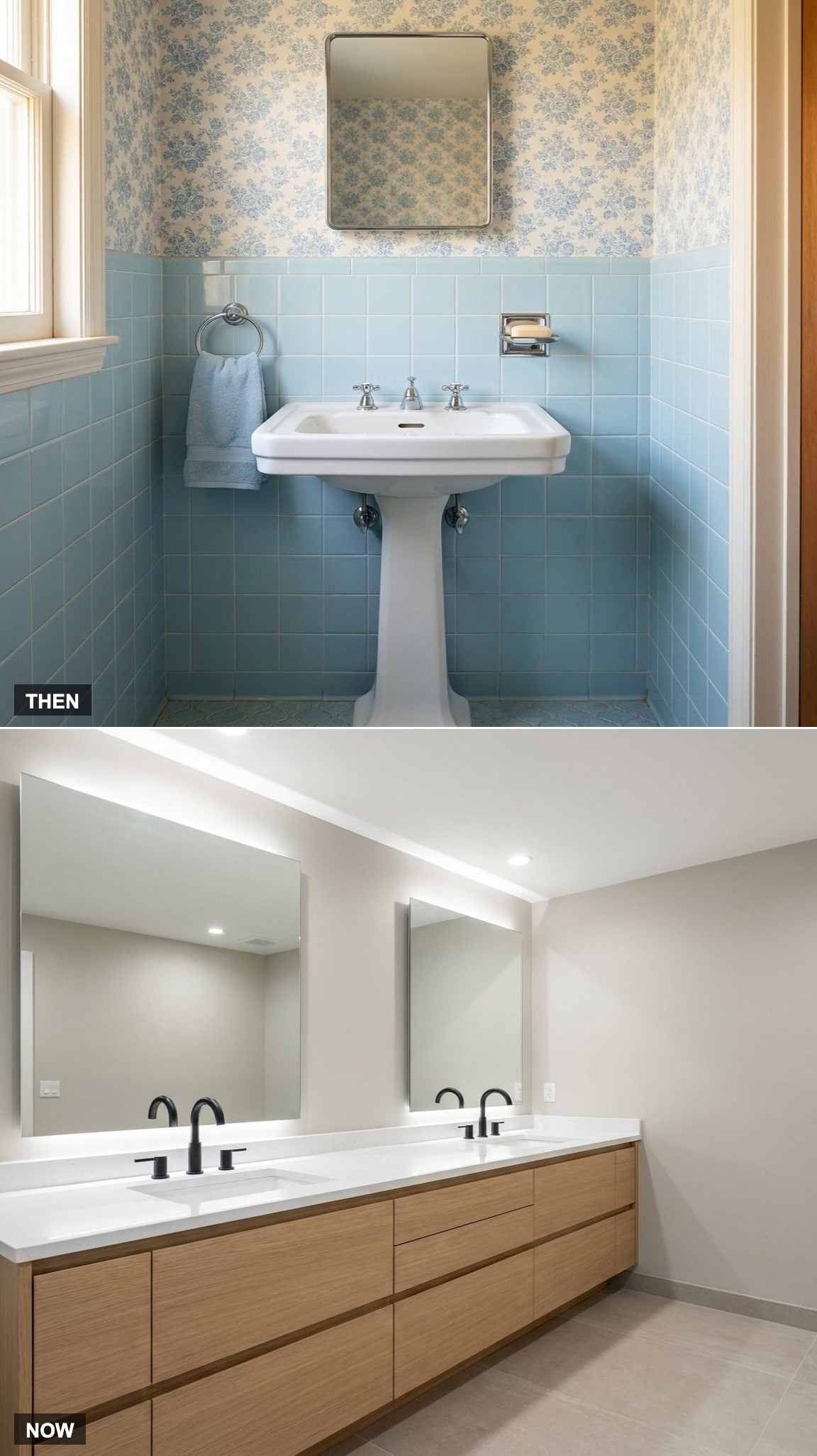 Pedestal Sinks vs. Double Vanities