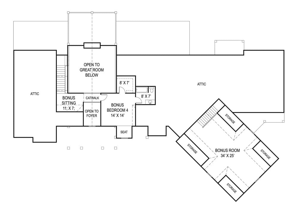 Floor Plan - Second Floor