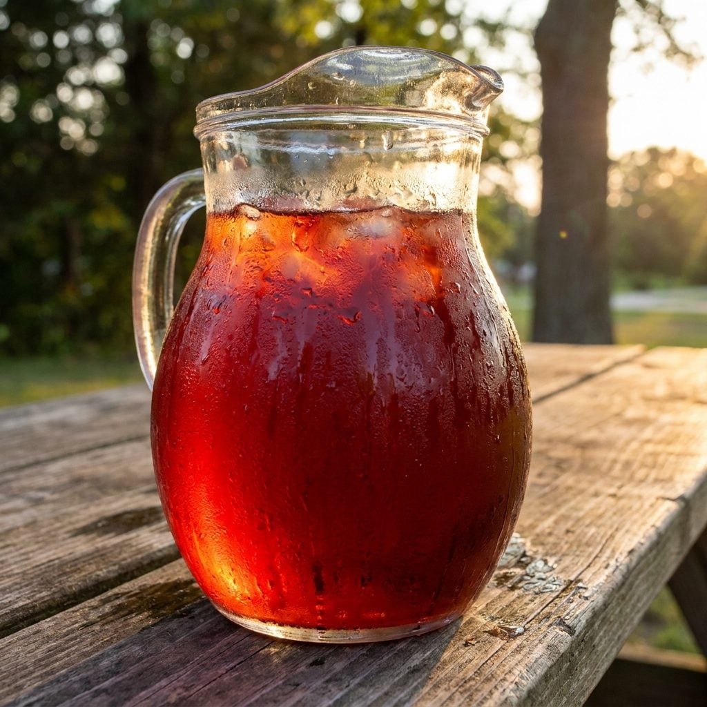 The Pitcher of Kool-Aid Sweating on the Picnic Table