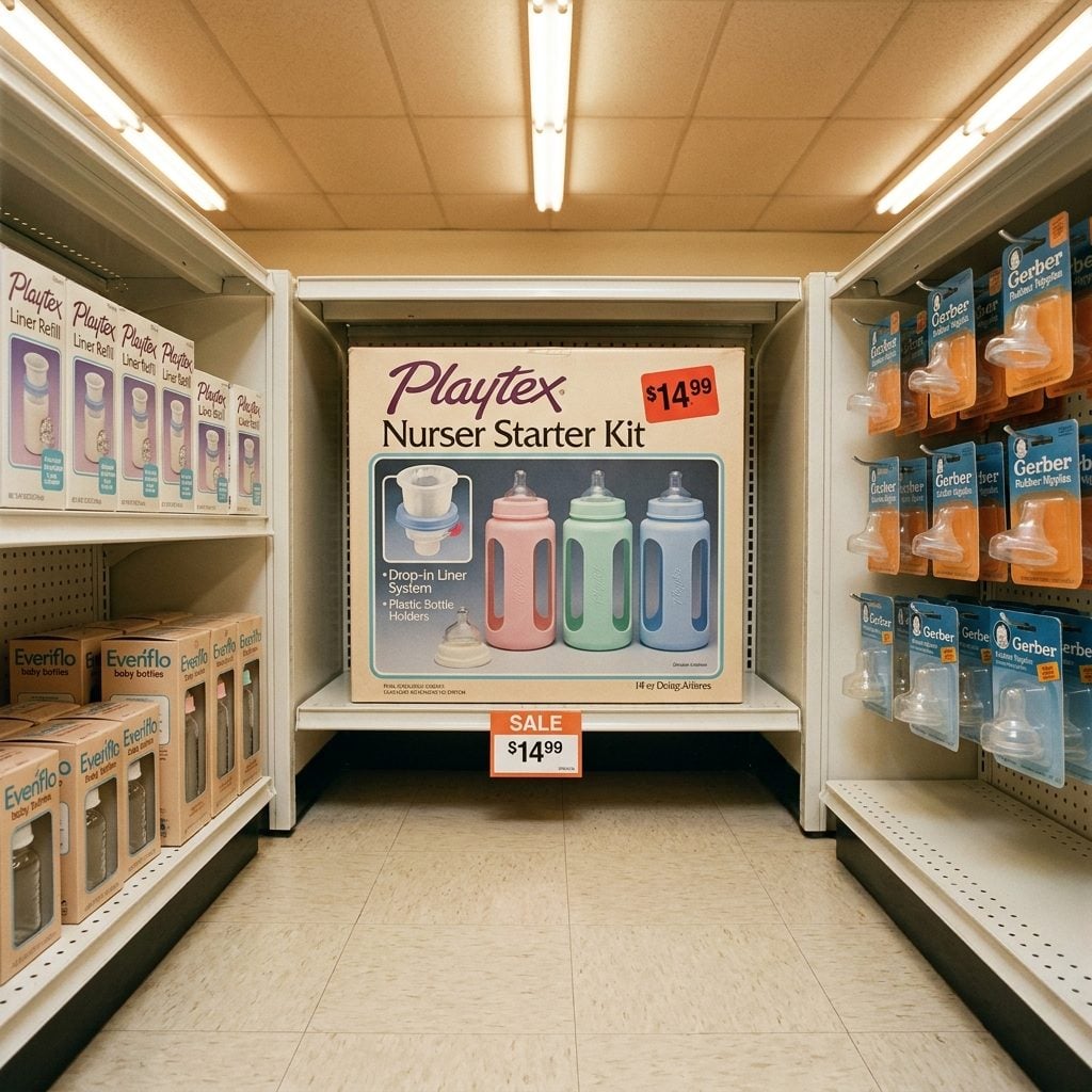 13. A Playtex Nurser Kit Ran About $15 in 1983