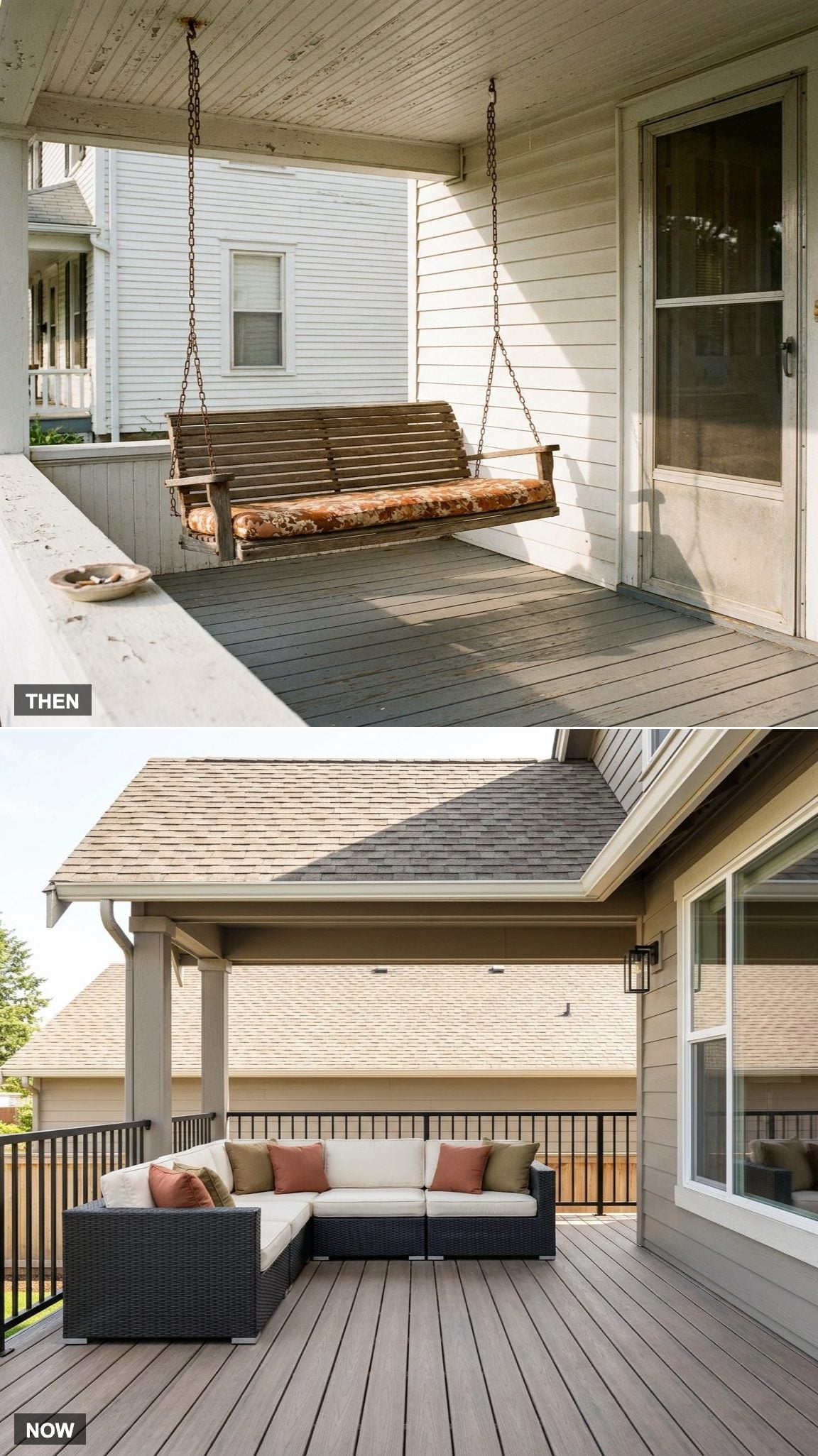 Porch Swings vs. Outdoor Sectionals