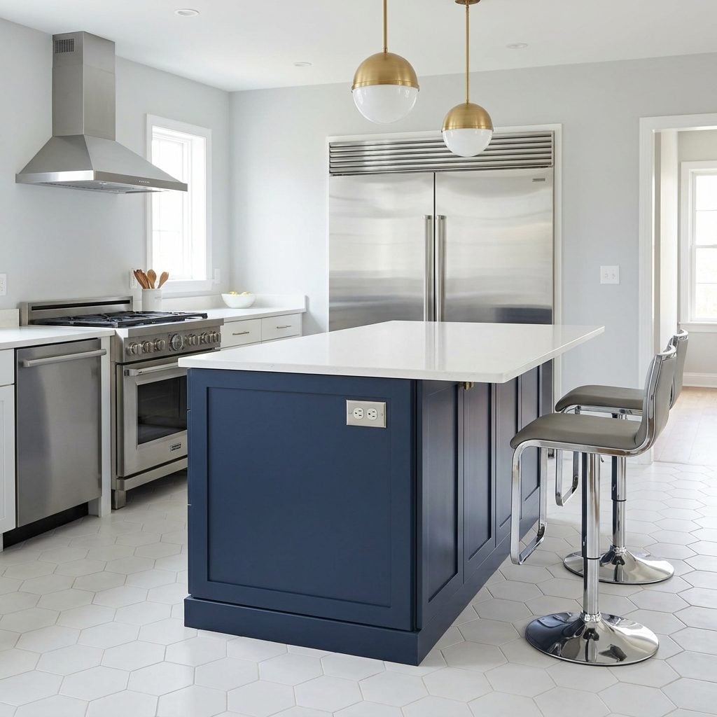The Power Outlet Placement That Dictates Where No Stool Should Ever Go