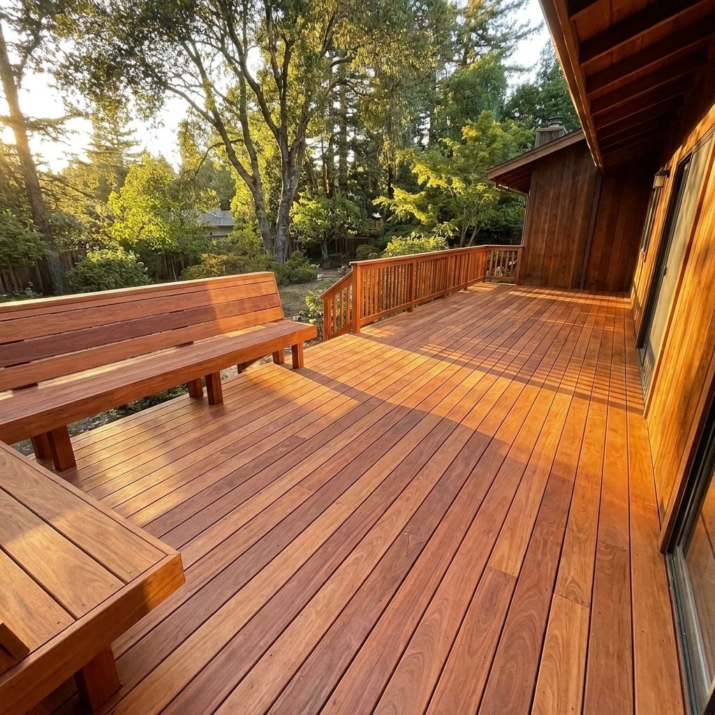 The Redwood Deck That Took All Summer to Build: Materials Around $400-$600 in 1978