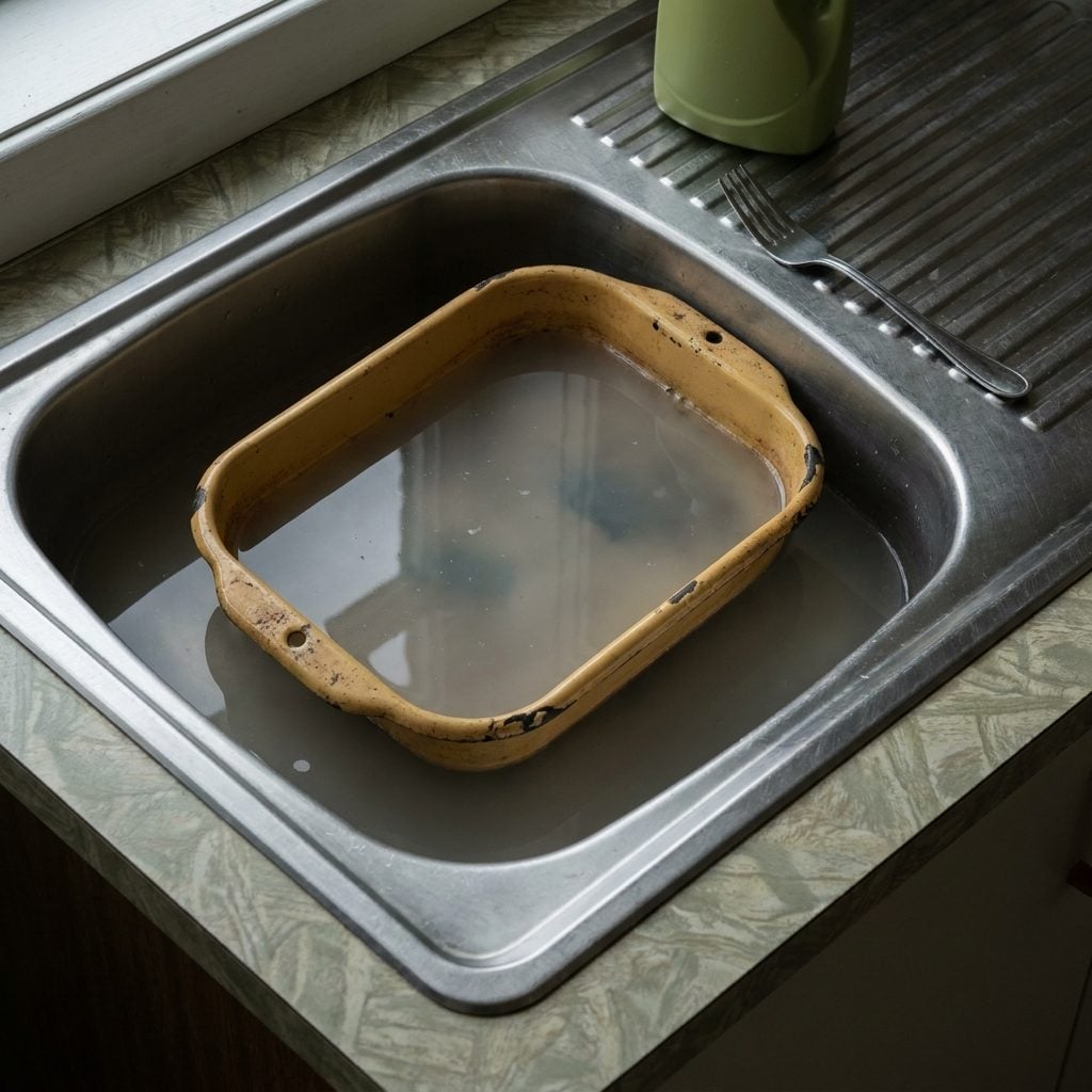 The Roast Pan Soaking in the Sink That Nobody Was Going to Touch Until Tomorrow