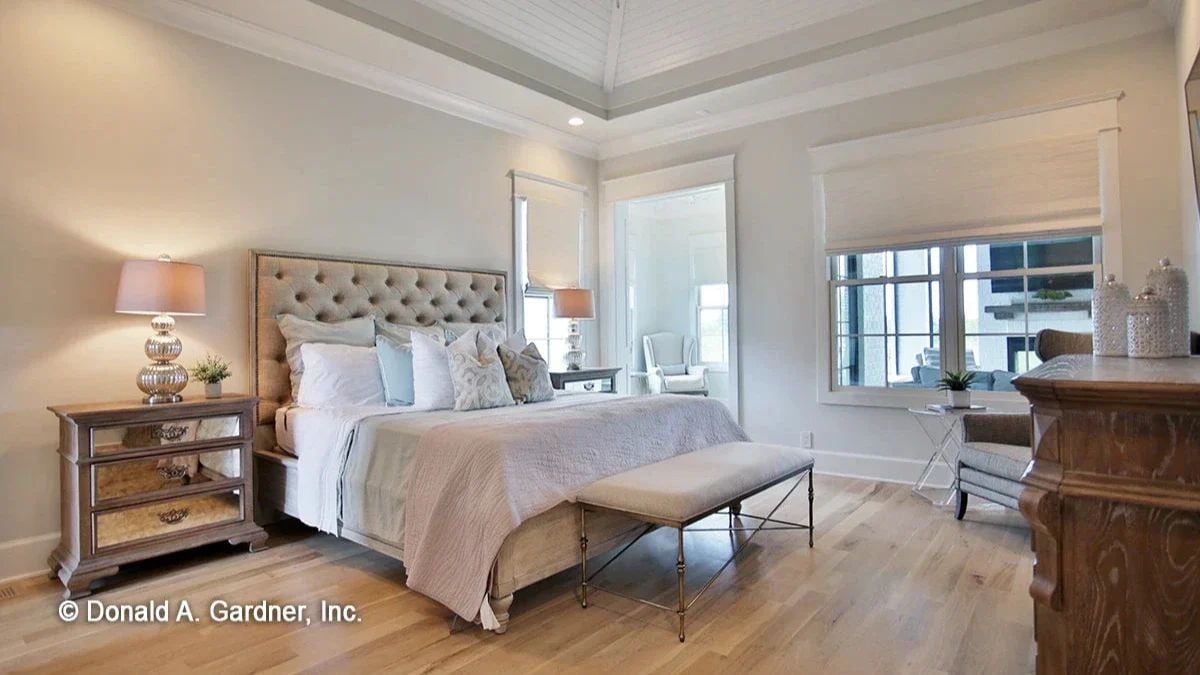 Tufted Headboard, Mirrored Nightstands, and a Bedroom Built for Actual Rest