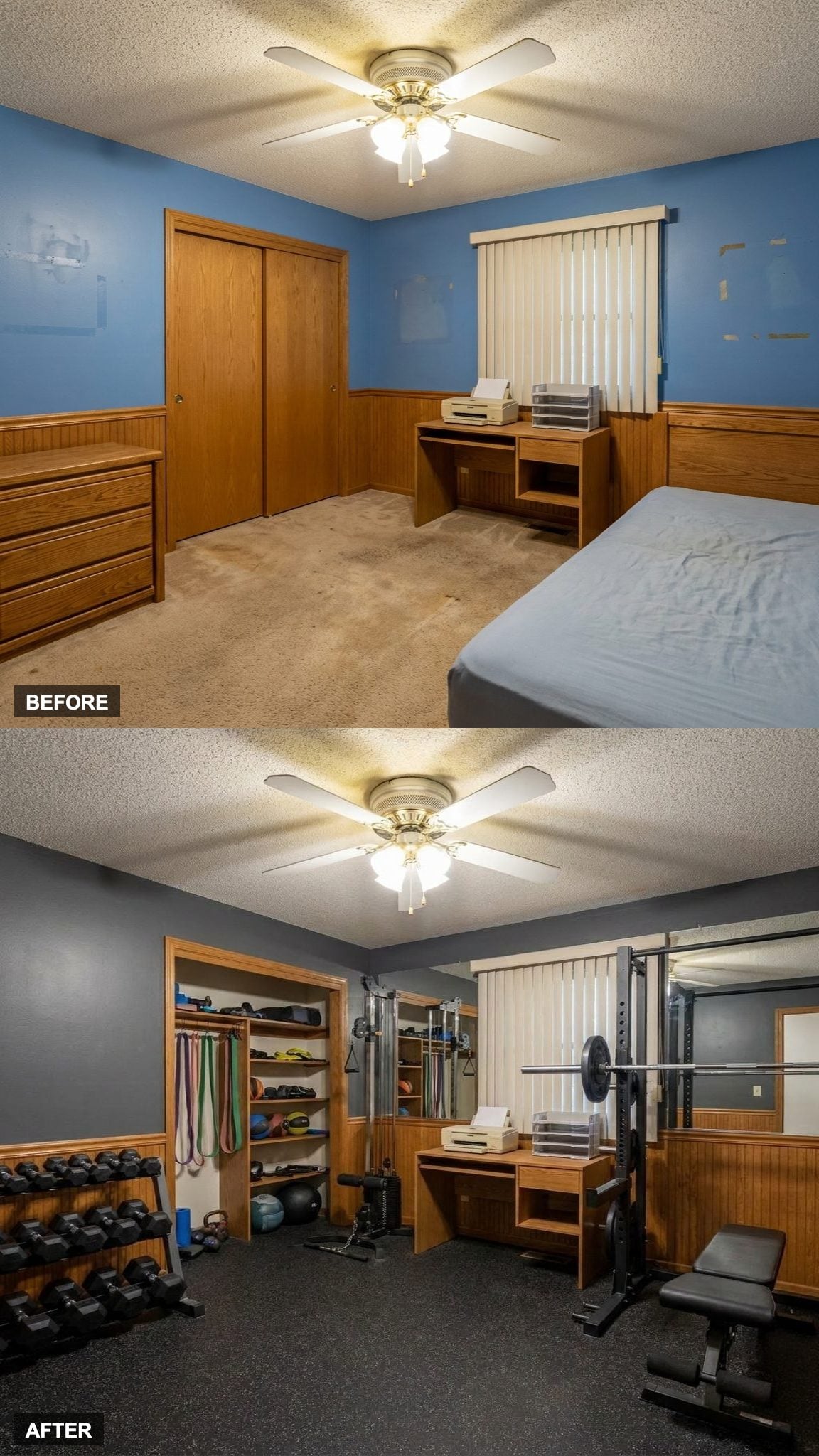 Rubber Floors, Mirror Walls, and a Home Gym That Actually Gets Used