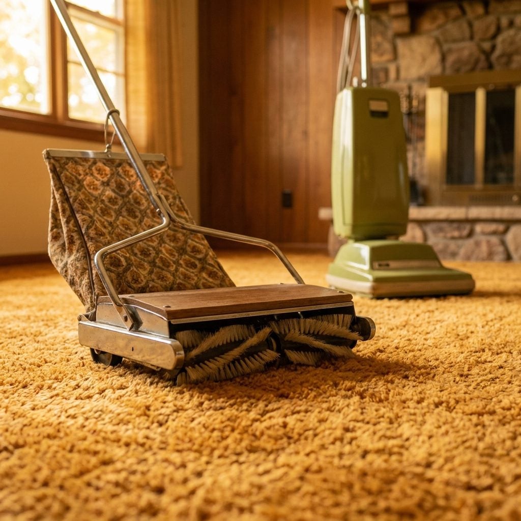 Running the Carpet Sweeper Before the Vacuum Came Out