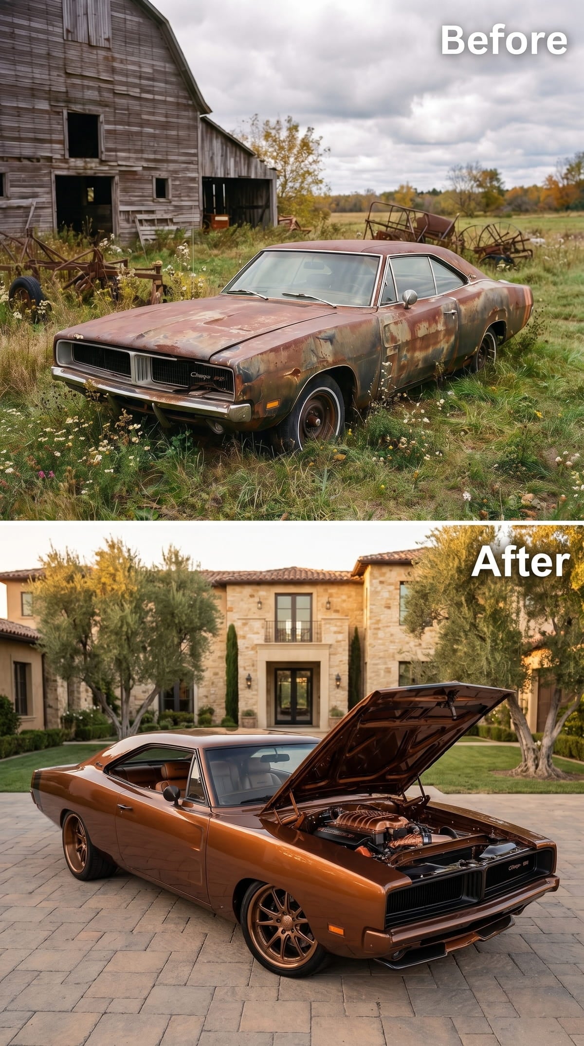 Copper on Bronze: How Far Can One Warm Palette Go?
