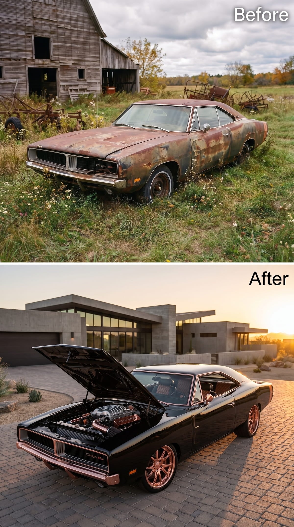 Copper Breaks Up the Monotony of Gloss Black