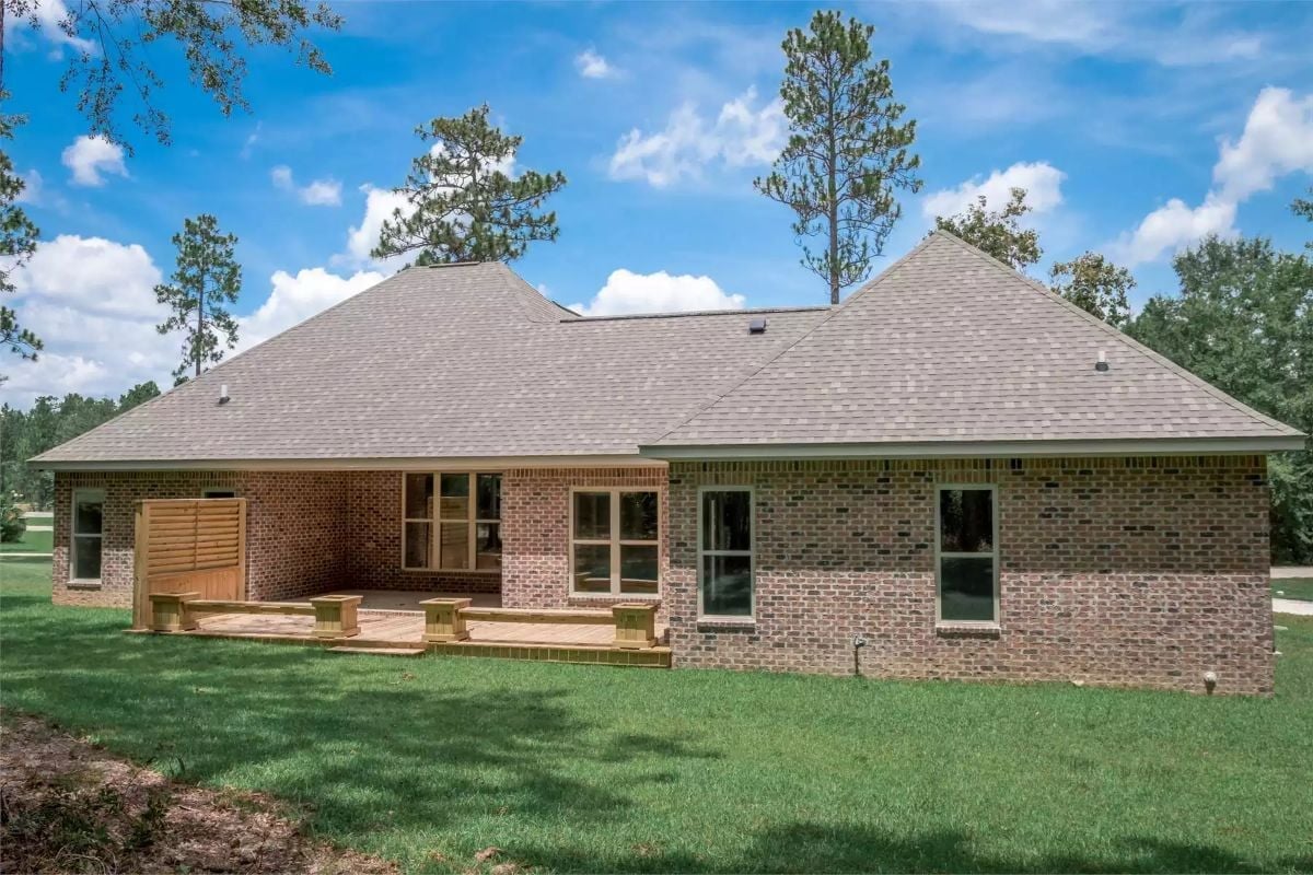 Brick, Cedar, and a Backyard Built for Staying Home