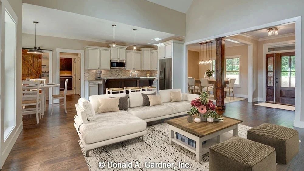Open-Plan Living Where the Kitchen Doesn't Try to Hide