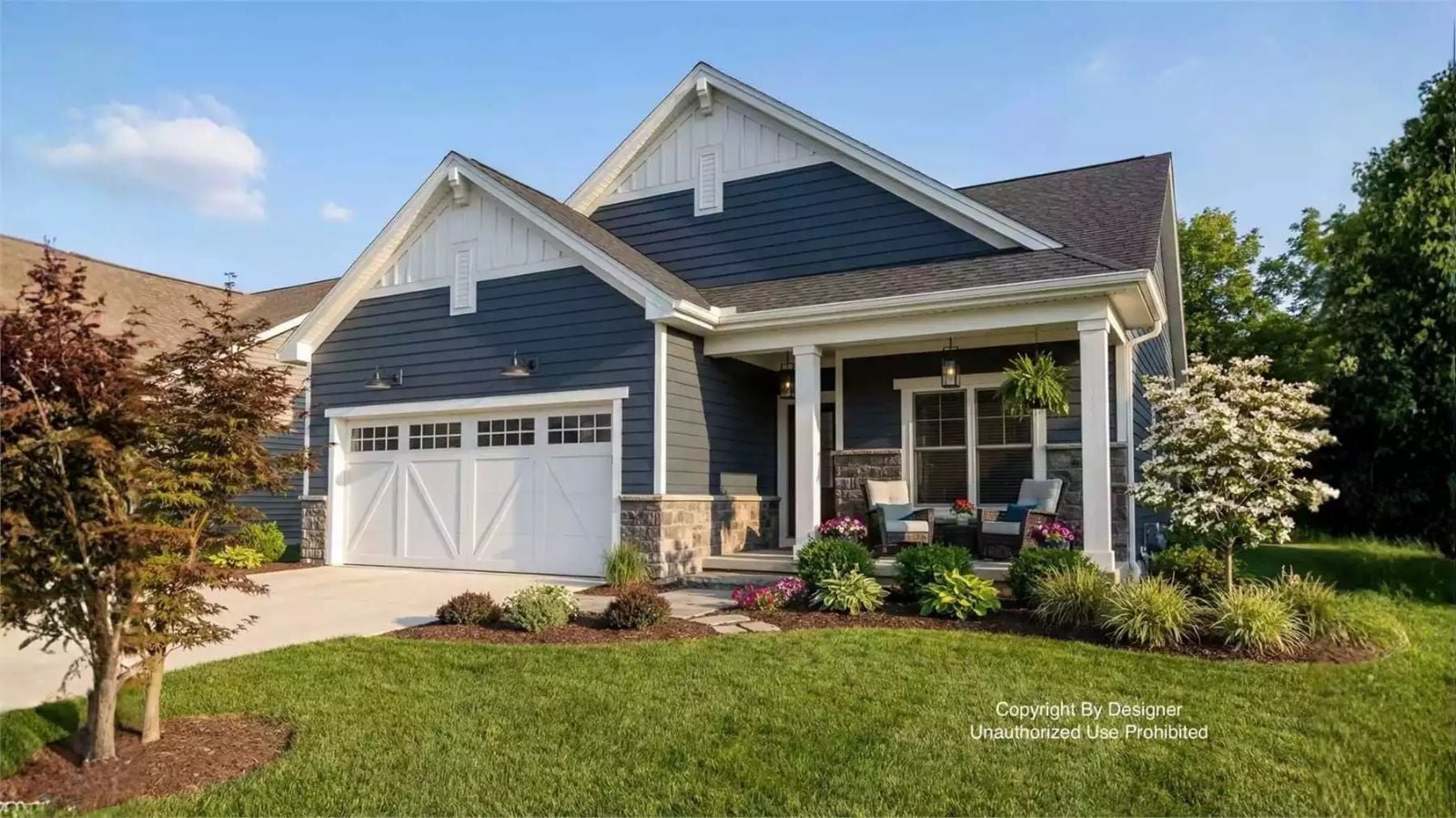 Saxon Close 2-Bedroom Farmhouse with Front Porch Designed for Couples Who Love a Quiet Morning Coffee More Than Anything (Floor Plan)
