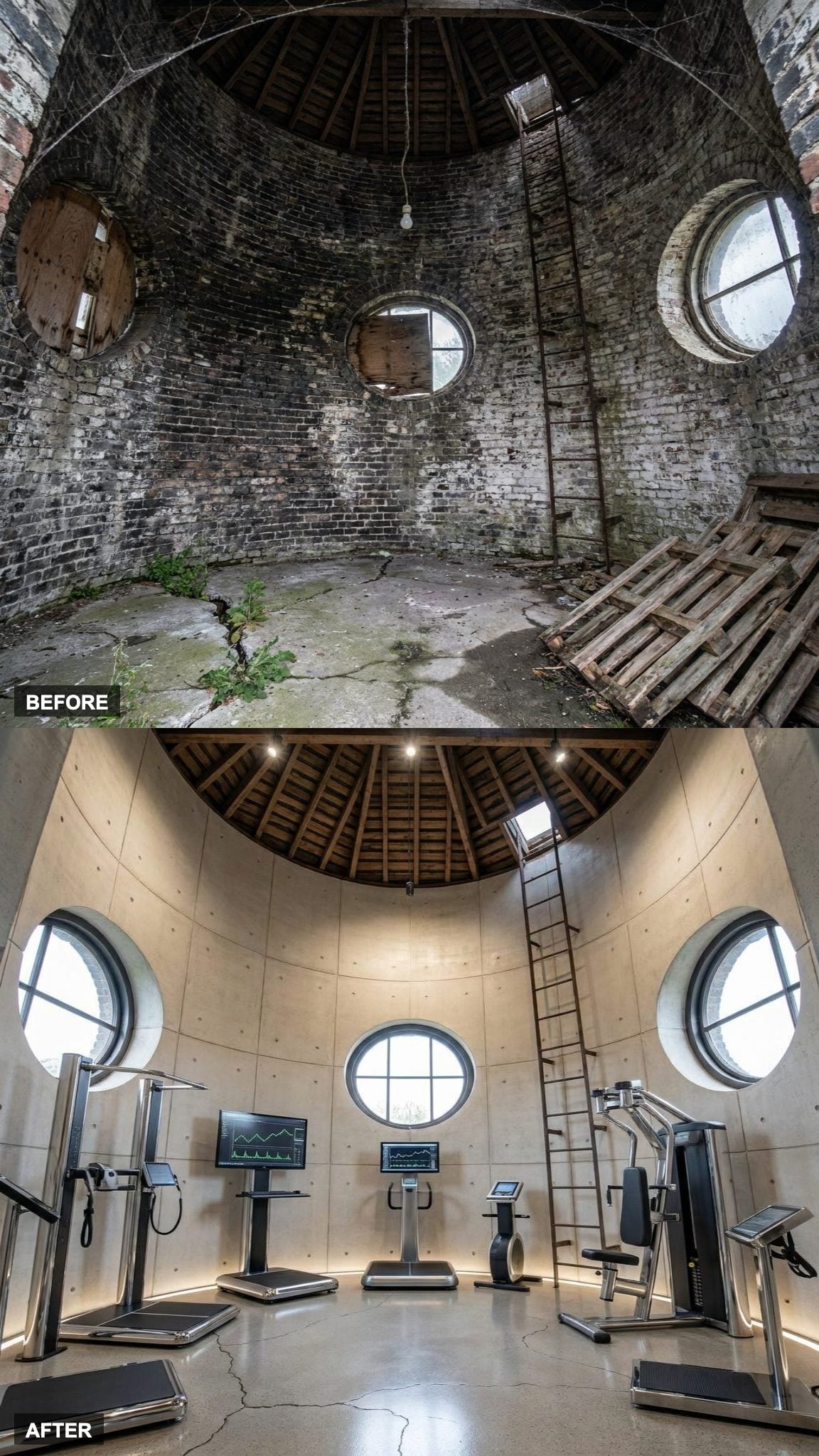 Scientific Precision Meets Industrial Brick in This Circular Performance Lab Built Around the Tower Core