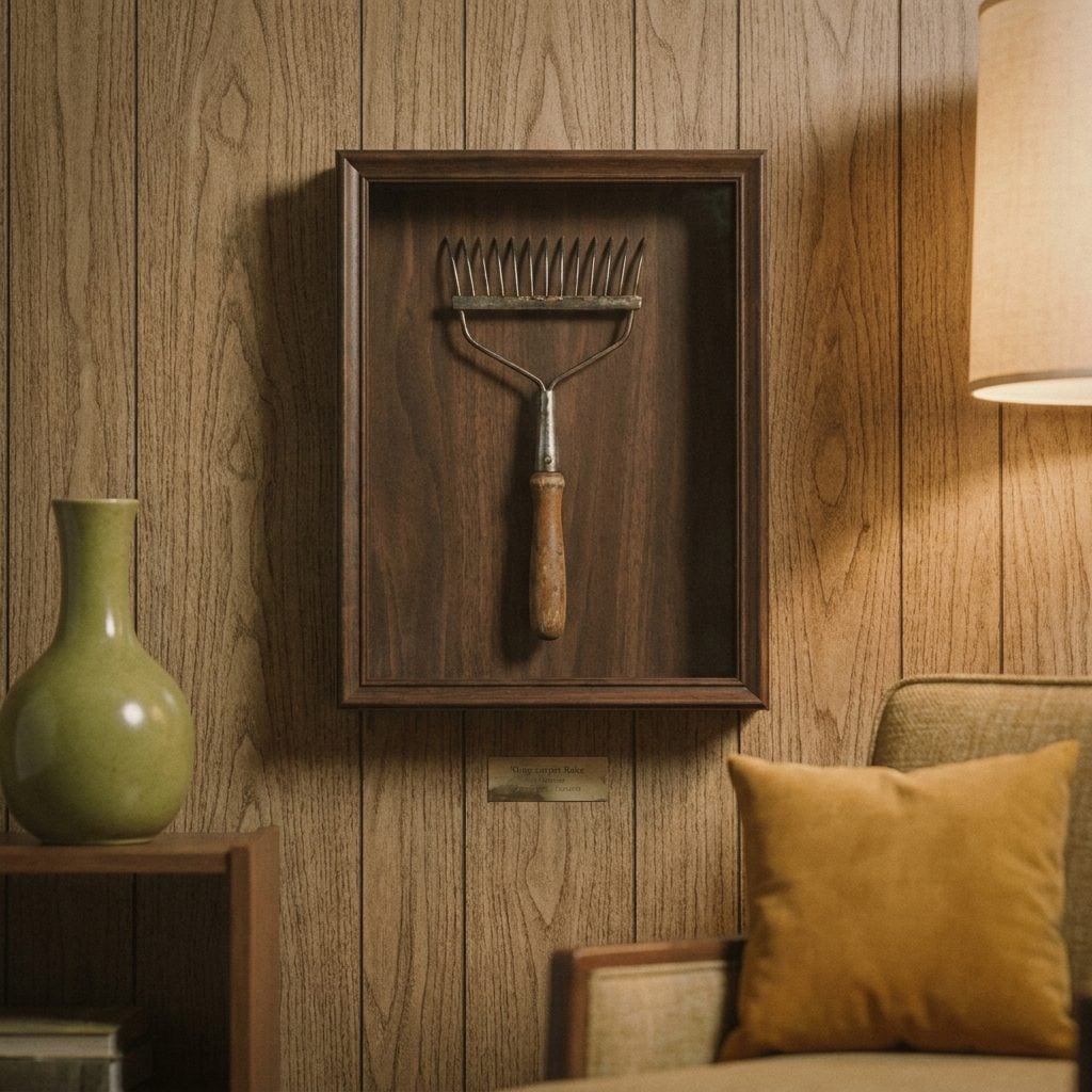 The Shag Rake Hanging on the Wall Like a Piece of Art