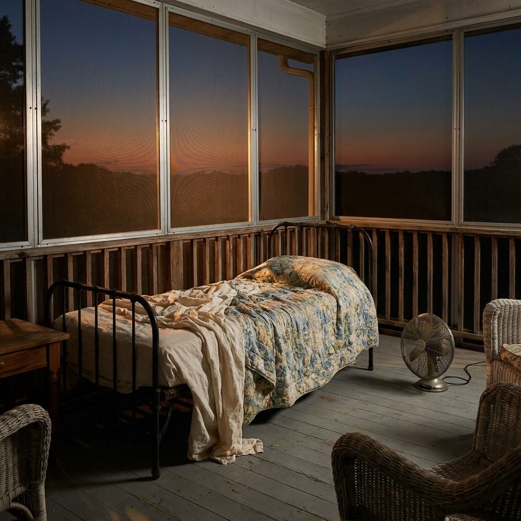Sleeping on the Screened Porch When the Bedroom Was Unbearable